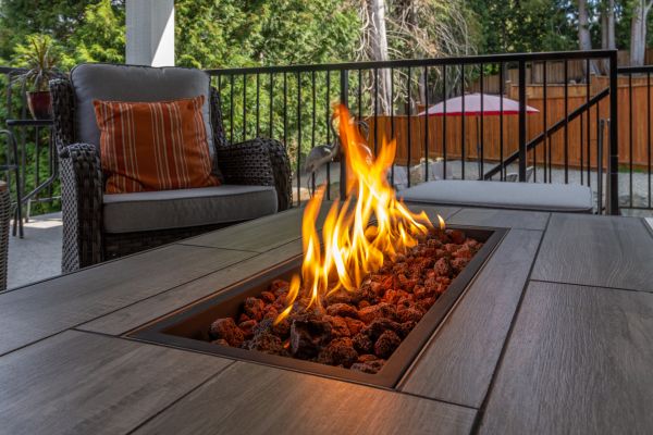 Gas Fire Pit Installation in Sioux Falls