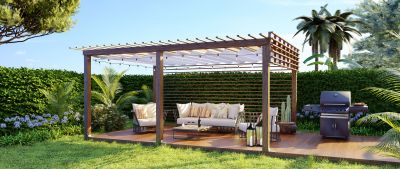 Wood Trellis Mounting